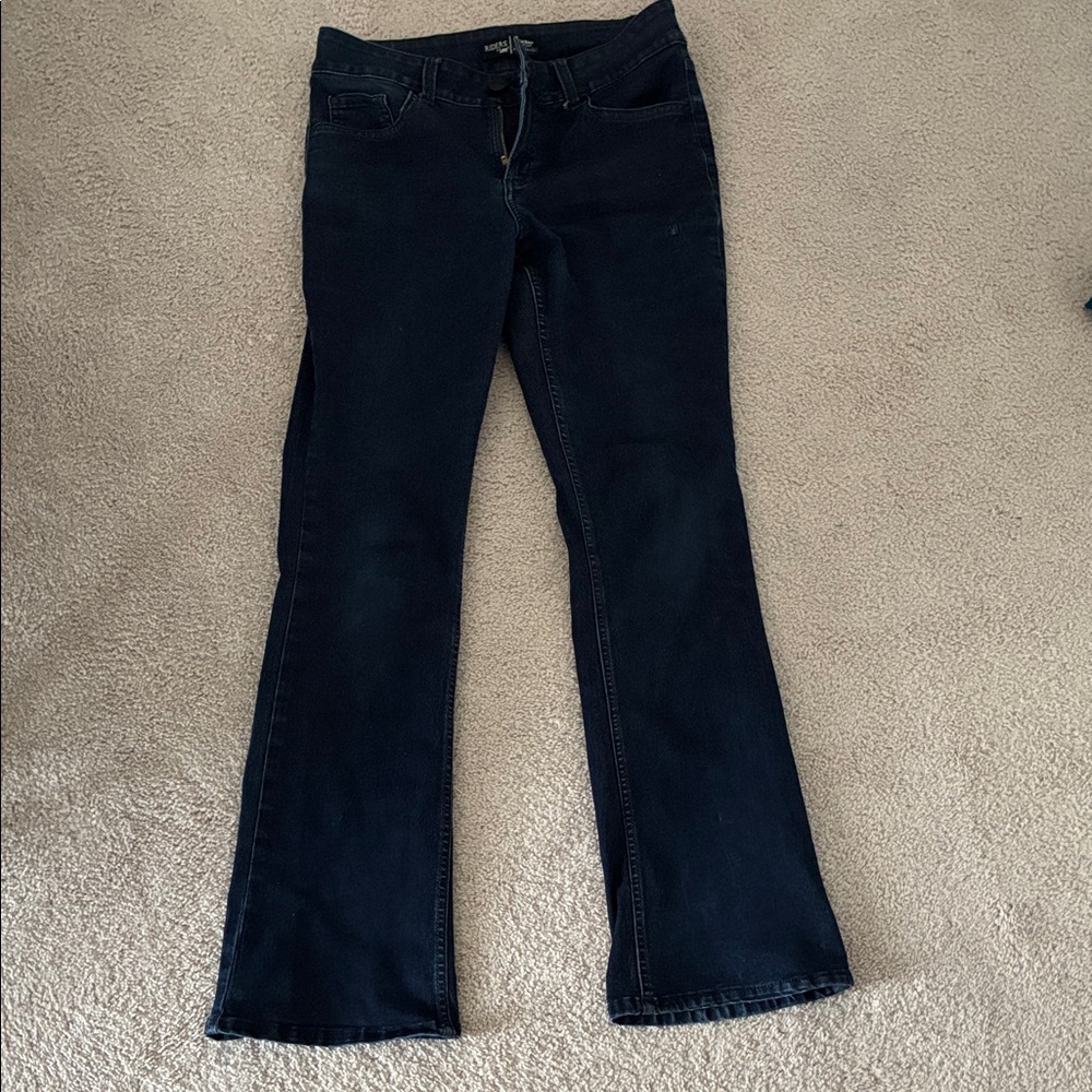 Riders by Lee Women's Dark Blue Flare Jeans